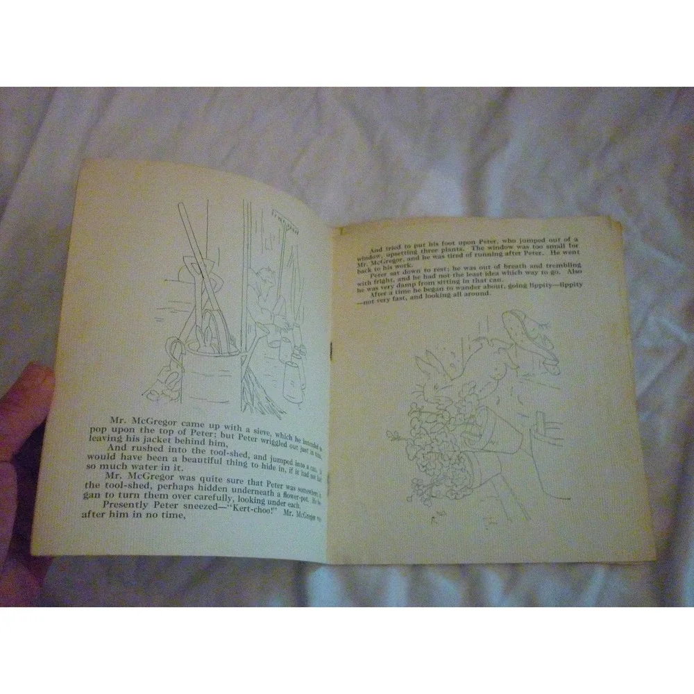 Vintage 1934 The Tale of Peter‎ Rabbit Saalfield Pub Co Softcover Book No 3100-G